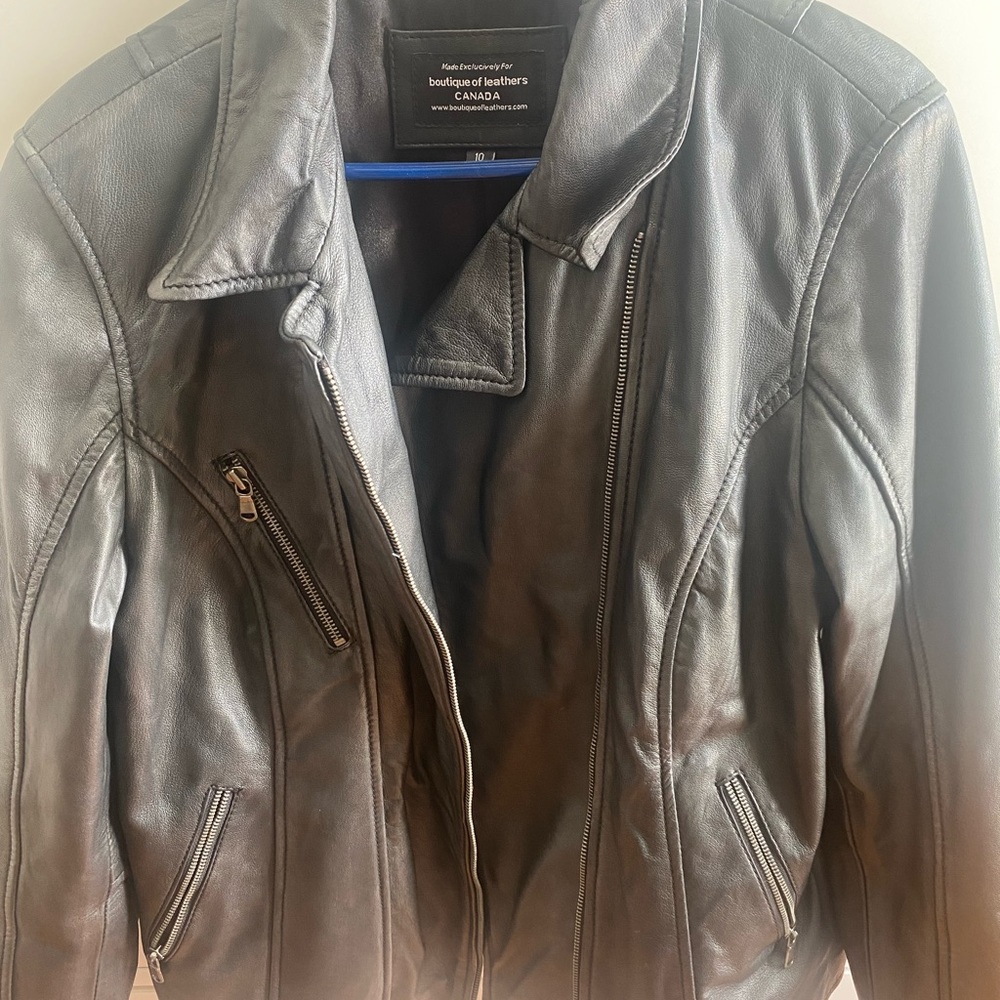 Boutique of Leathers Women's Black Leather Jacket
